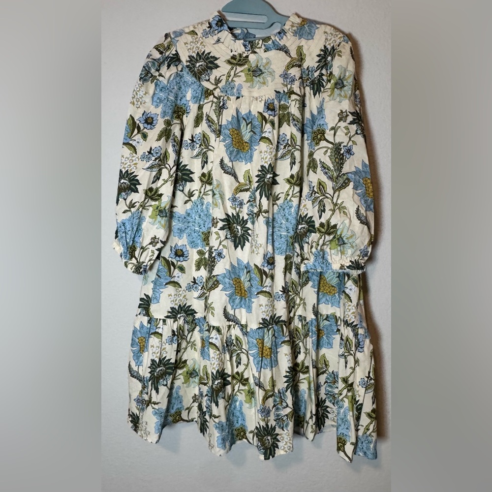 Ivory floral dress